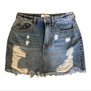 Forever 21 denim skirt